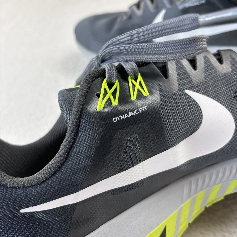 NIKE 'Zoom Structure 21' Mens Running Shoes Size 13 Gray/Volt Athletic Sneakers - Picture 13 of 13